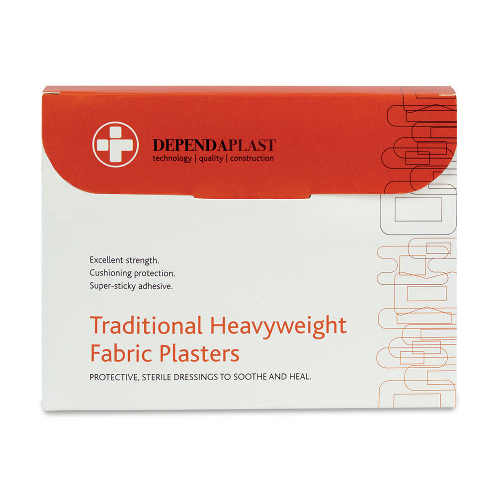 Dependaplast Heavyweight Fabric Plasters Assorted Box of 100