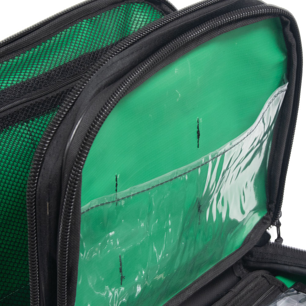 Technician Green Bag with Refill for Small Workplace First Aid Kit