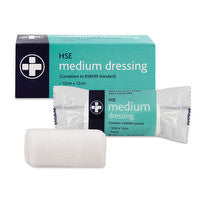 Medium HSE Dressing 12cm x 12cm Boxed