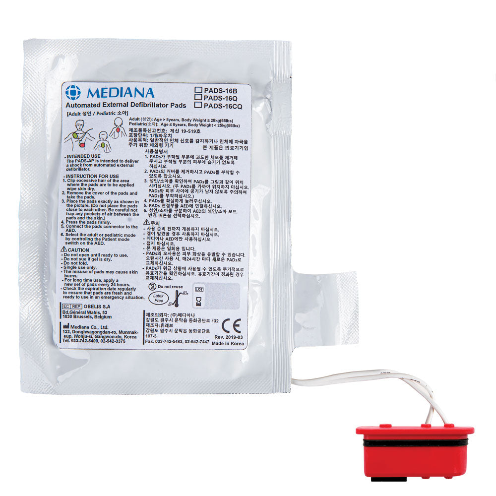 Mediana T16 HeartOn AED Trainer Pads