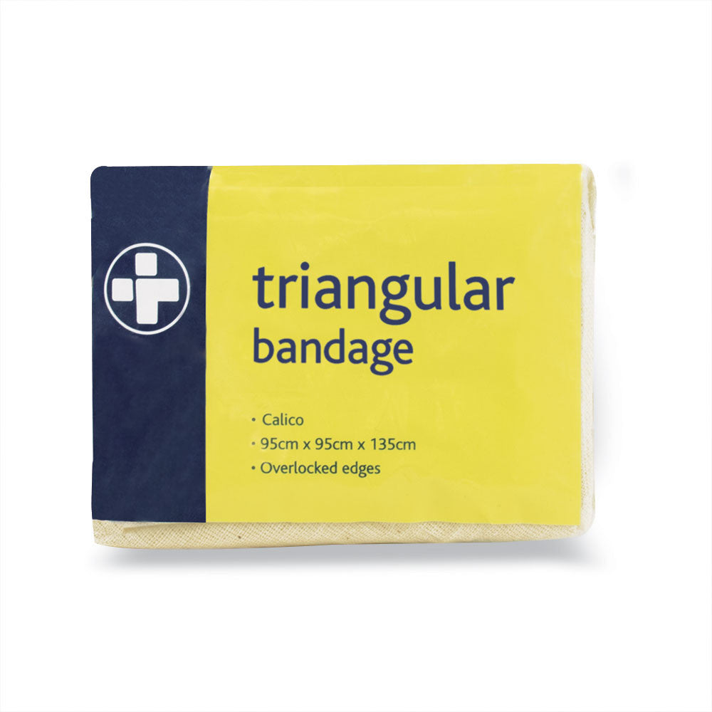 Triangular Bandage Calico Hemmed 95cm x 135cm case of 250