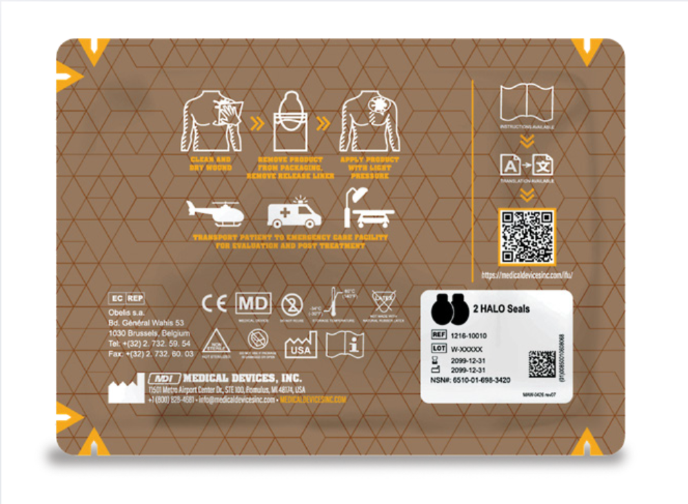 HALO Chest Seal Twin Pack