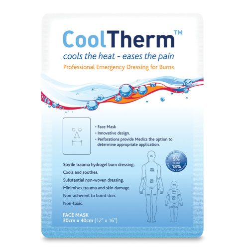CoolTherm Dual Purpose Face Mask Dressing 30cm x 40cm Box of 5