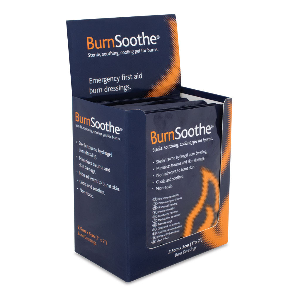 BurnSoothe Burn Dressings  2.5 x 5cm Box of 10