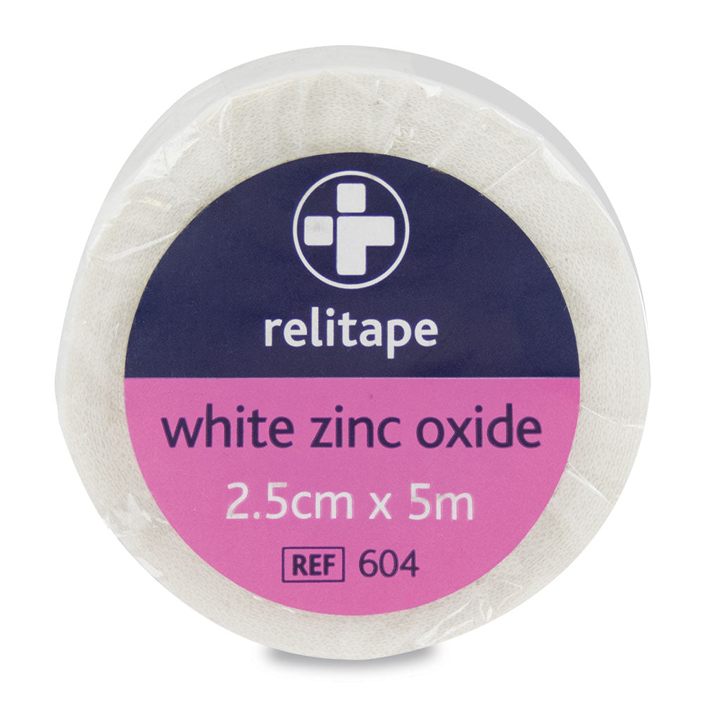 Relitape Zinc Oxide Tape 2.5cm x 5m